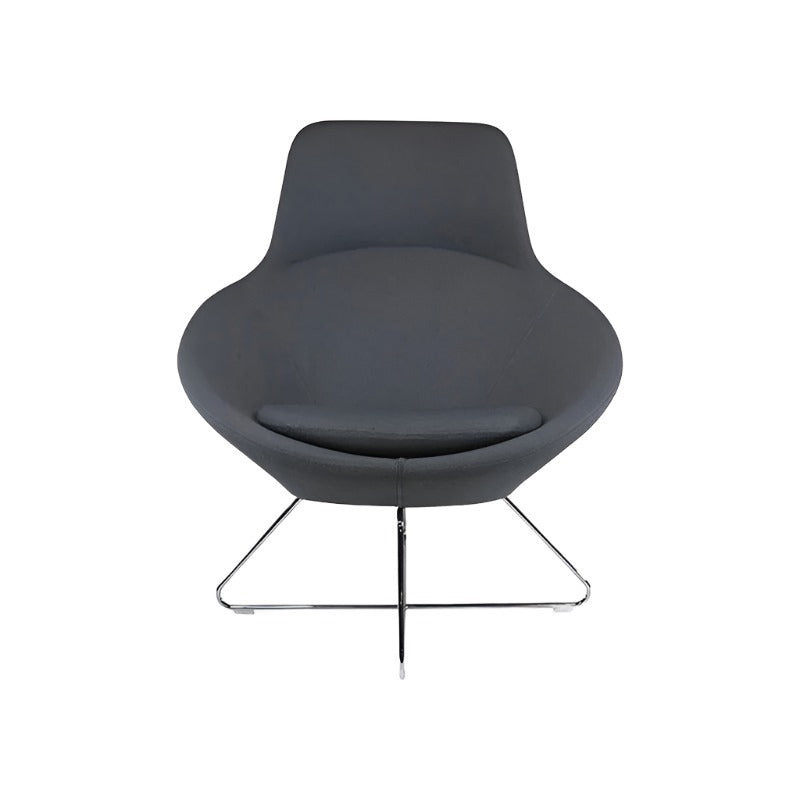 Allermuir: Conic Meeting Chair in Grey Fabric - Refurbished