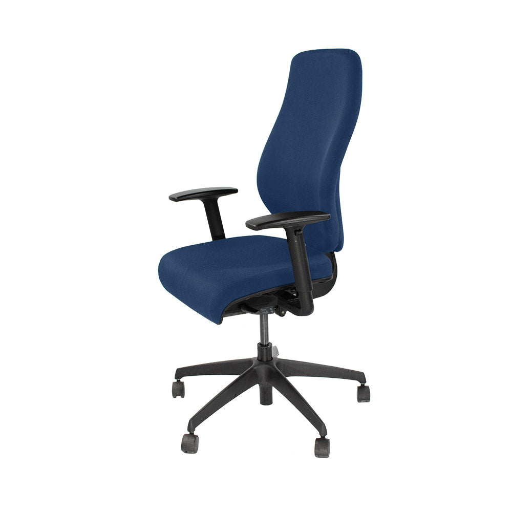 <tc>Boss Design</tc>Silla de trabajo Key - Tela azul nueva - Reacondicionada