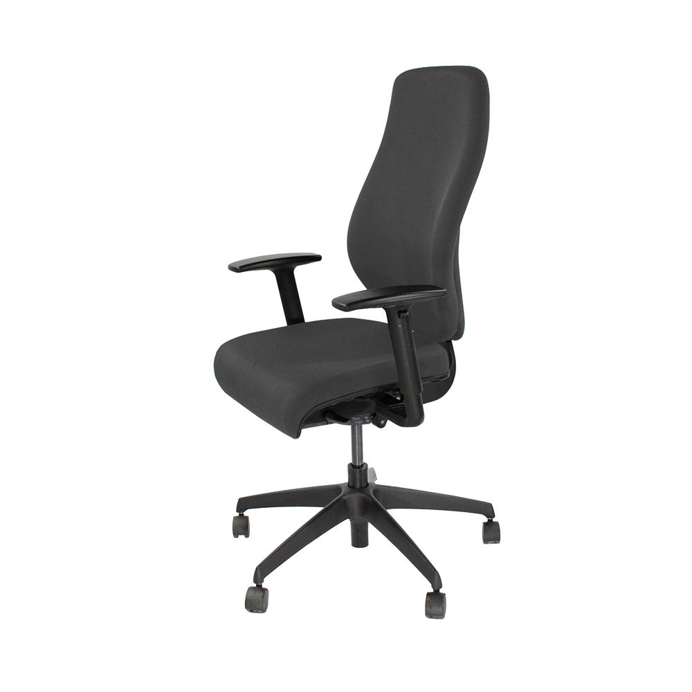 <tc>Boss Design</tc>Silla de trabajo Key - Tela gris nueva - Reacondicionada