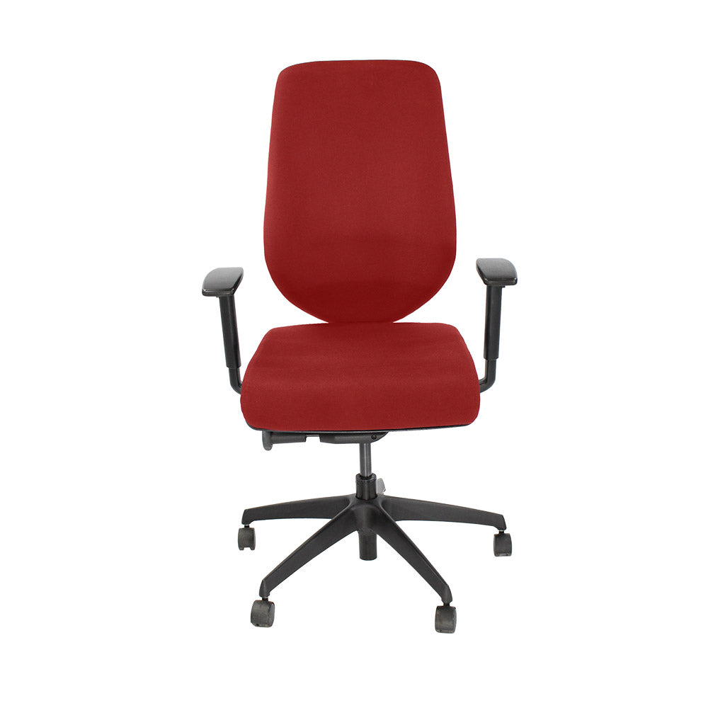 <tc>Boss Design</tc>: Key Task Chair - Neuer roter Stoff - Generalüberholt