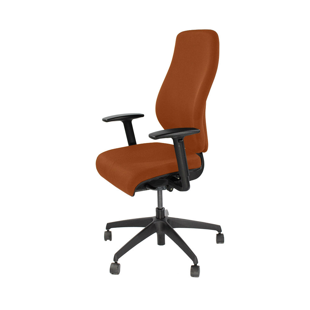 <tc>Boss Design</tc>: Key Task Chair - Neues hellbraunes Leder - Überholt