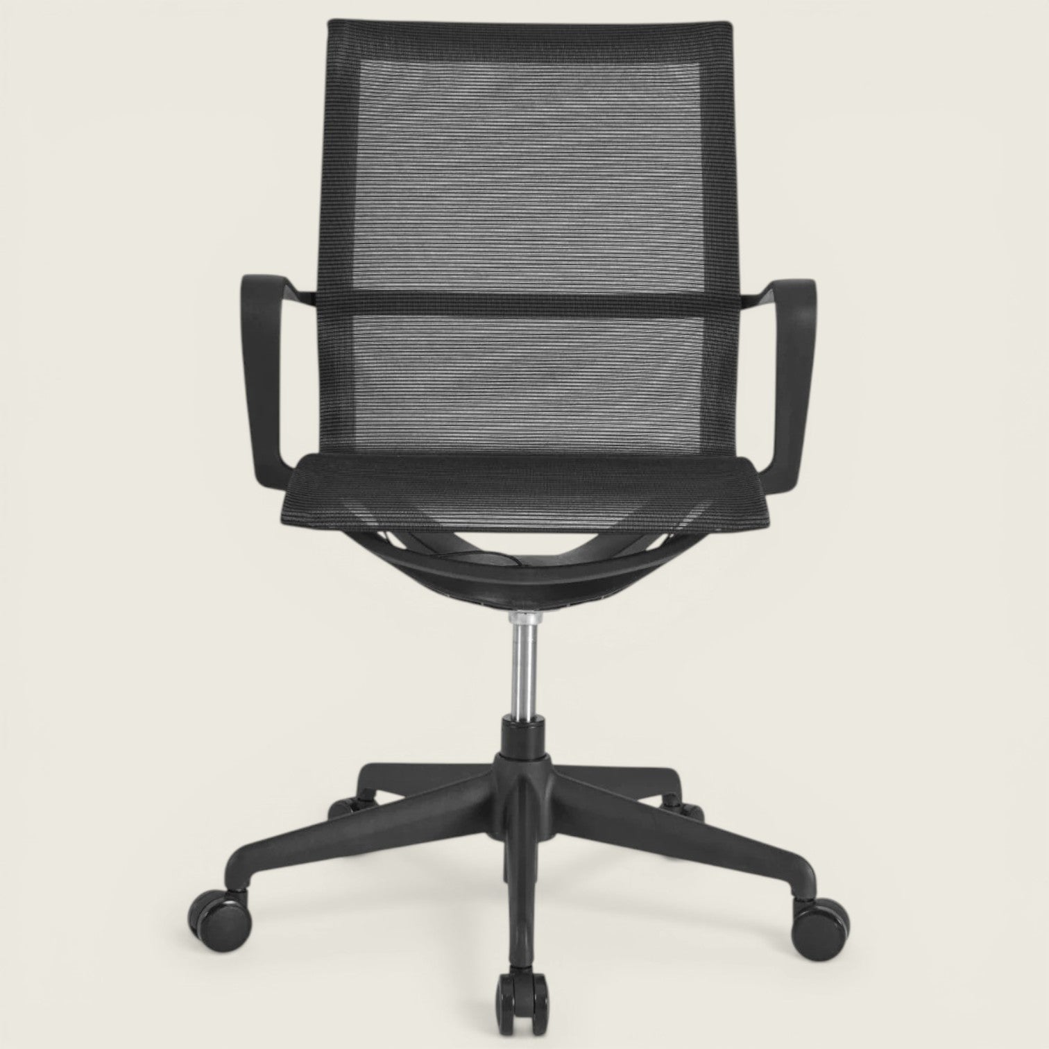 Global: Contour Mesh Back Office Chair in Black - Refurbished