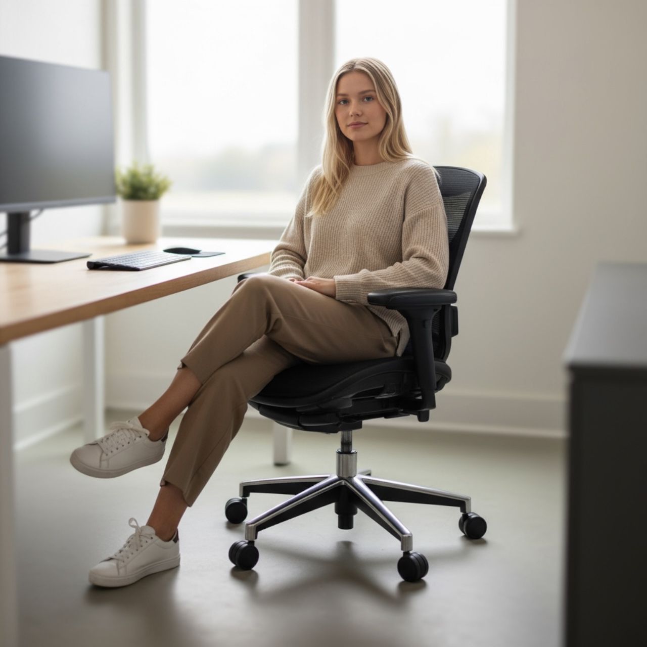 Ergohuman: Enjoy bureaustoel - Gerenoveerd