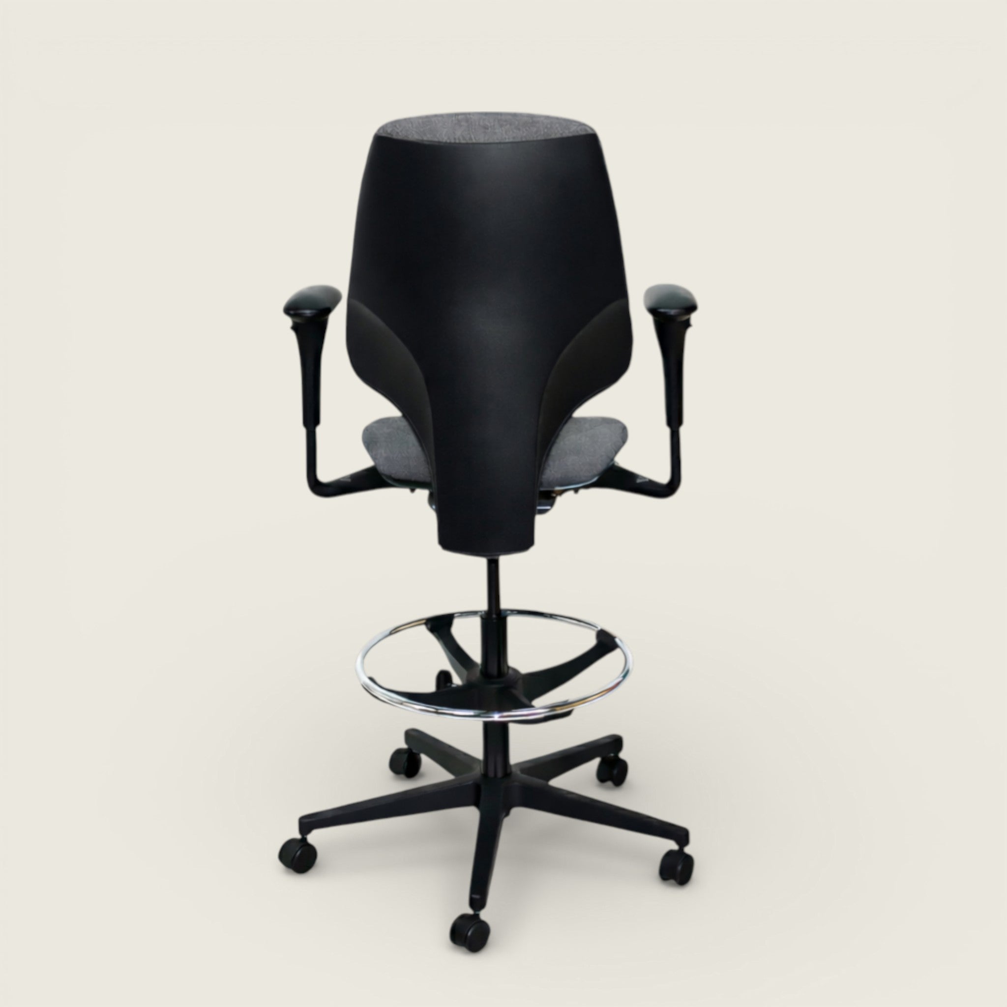 <tc>Giroflex</tc>Sedia da disegno G64 in tessuto grigio - Ricondizionata