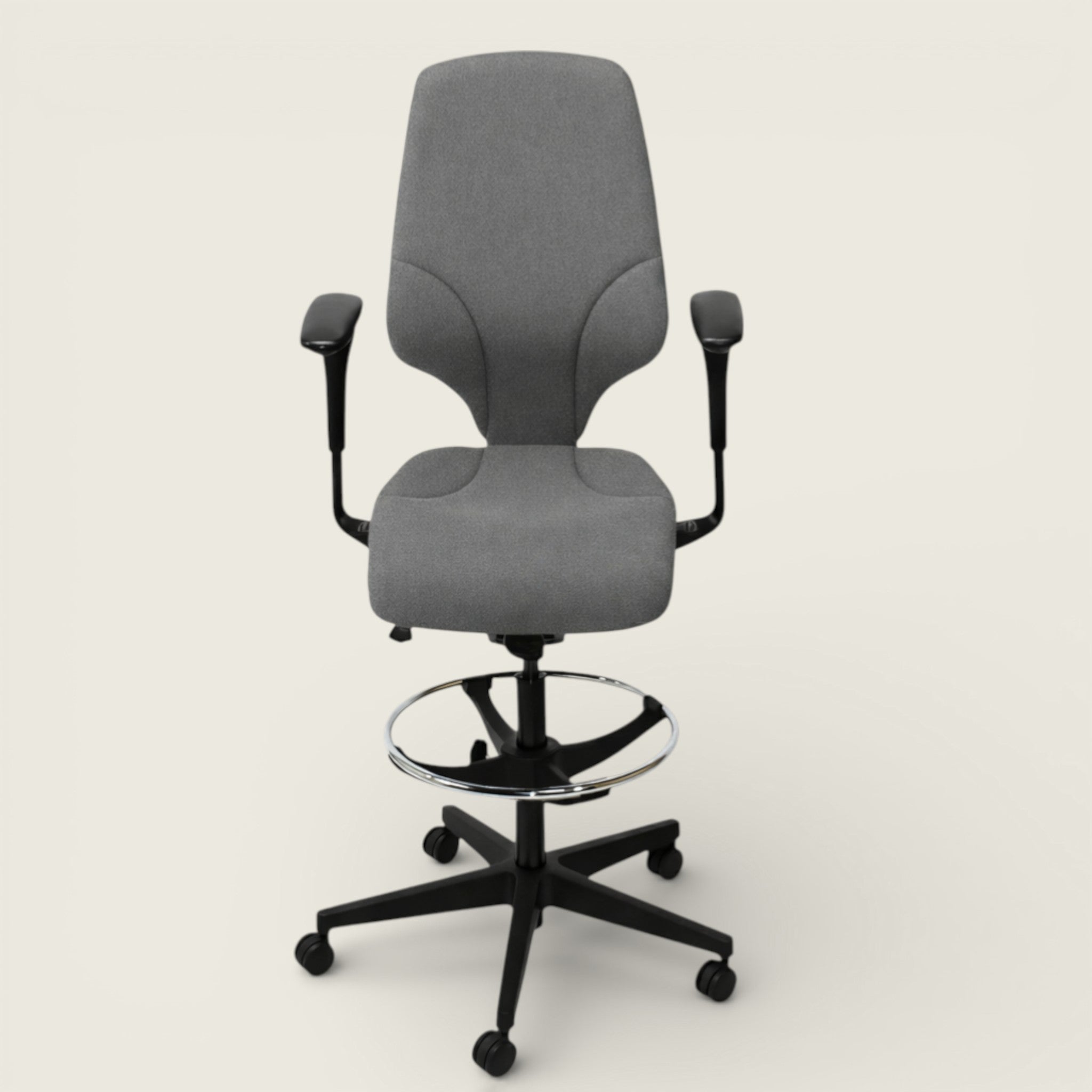 <tc>Giroflex</tc>G64 Tekenstoel in grijze stof - Gereviseerd