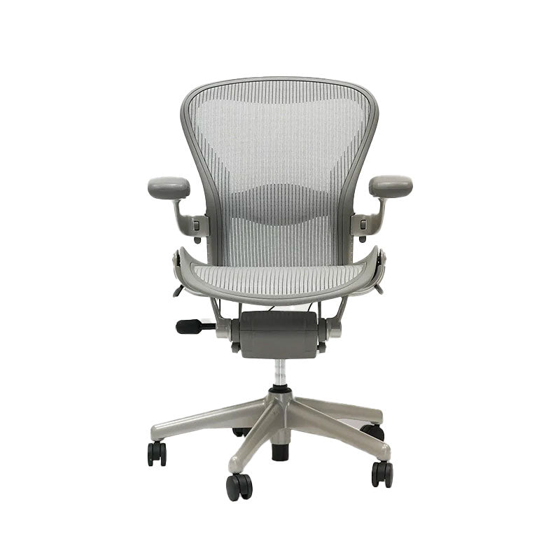 Herman Miller: Aeron Size B Silver Back Tilt - Refurbished