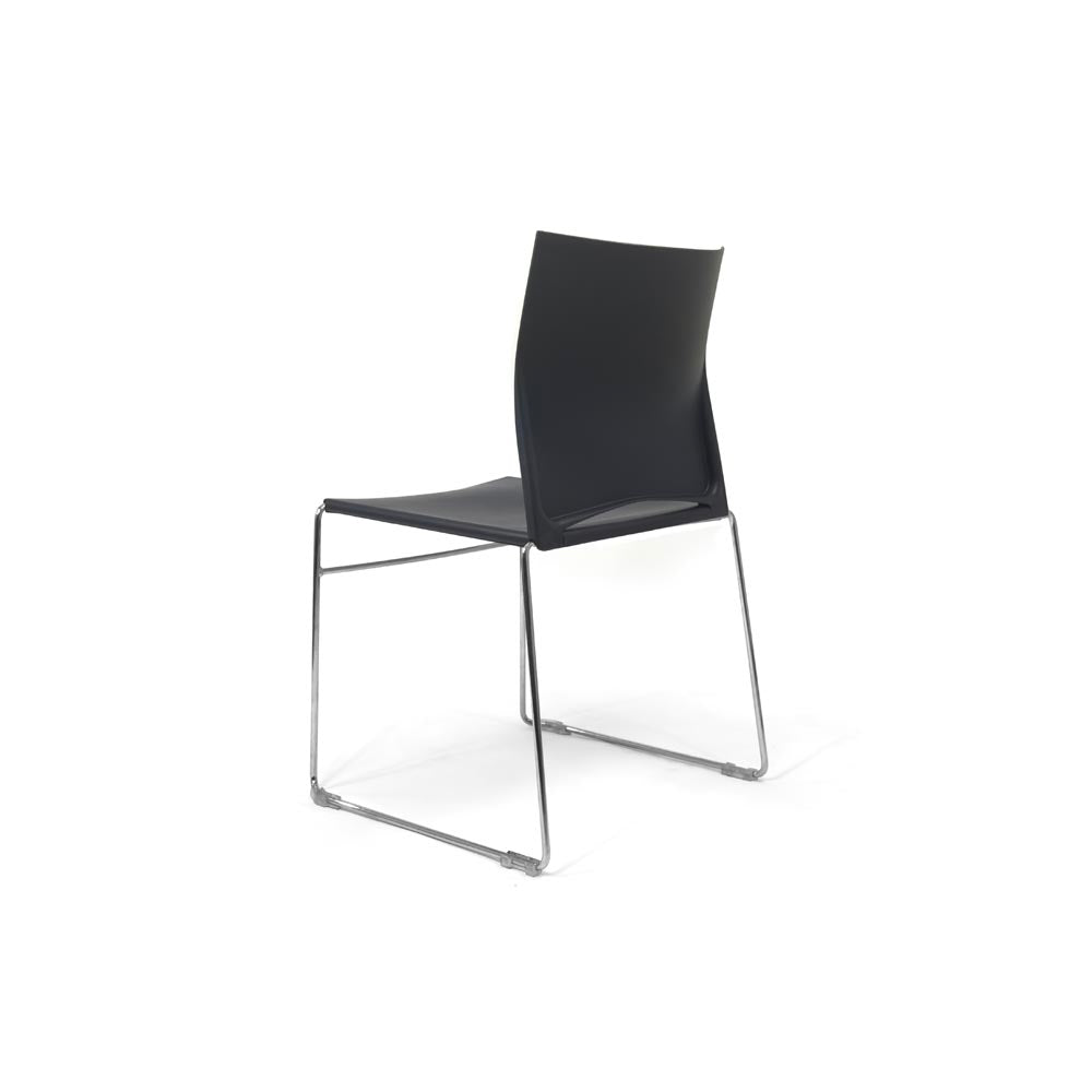 <tc>Herman Miller</tc>: Pronta Stapelstoel in Zwart - Gereviseerd