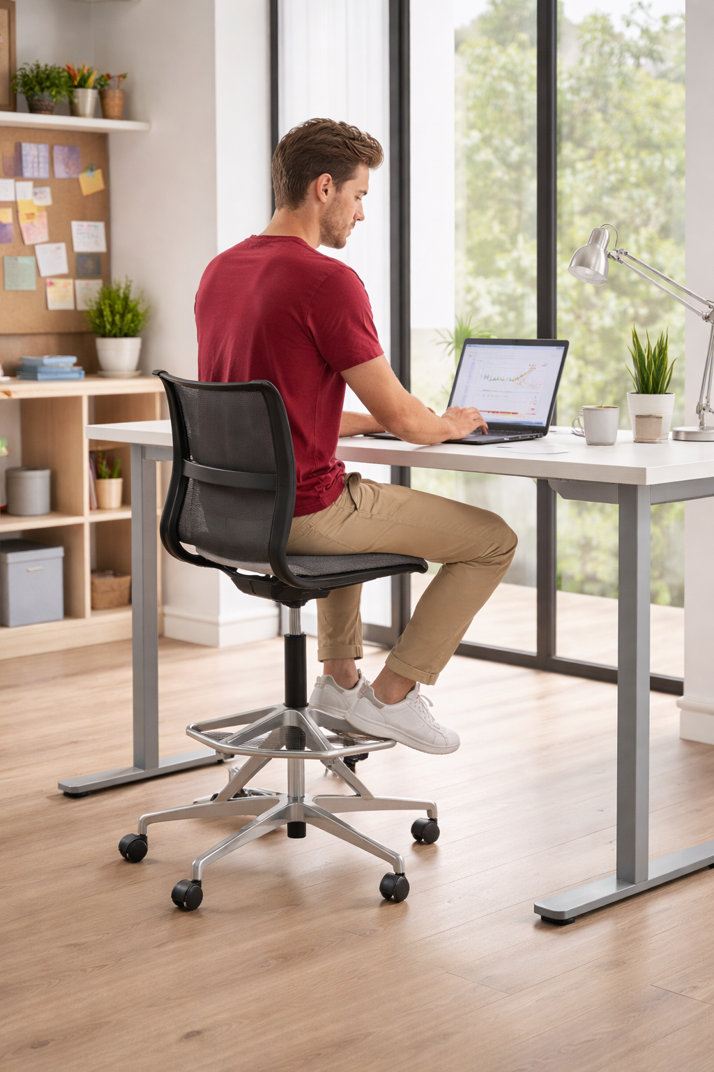 <tc>Herman Miller</tc>: Setu Tekenstoel (zonder armleuningen) - Gereviseerd