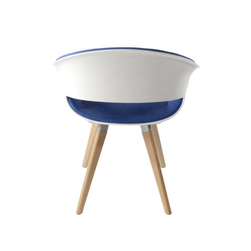 <tc>Kusch & Co</tc>: Fauteuil Volpino 8240 - Bleu et Blanc