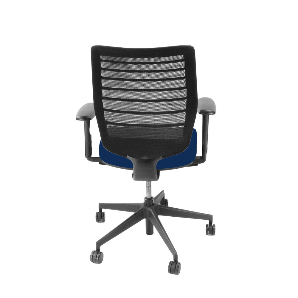 <tc>Senator</tc>Silla de operador Fuse en tela azul - Reacondicionada