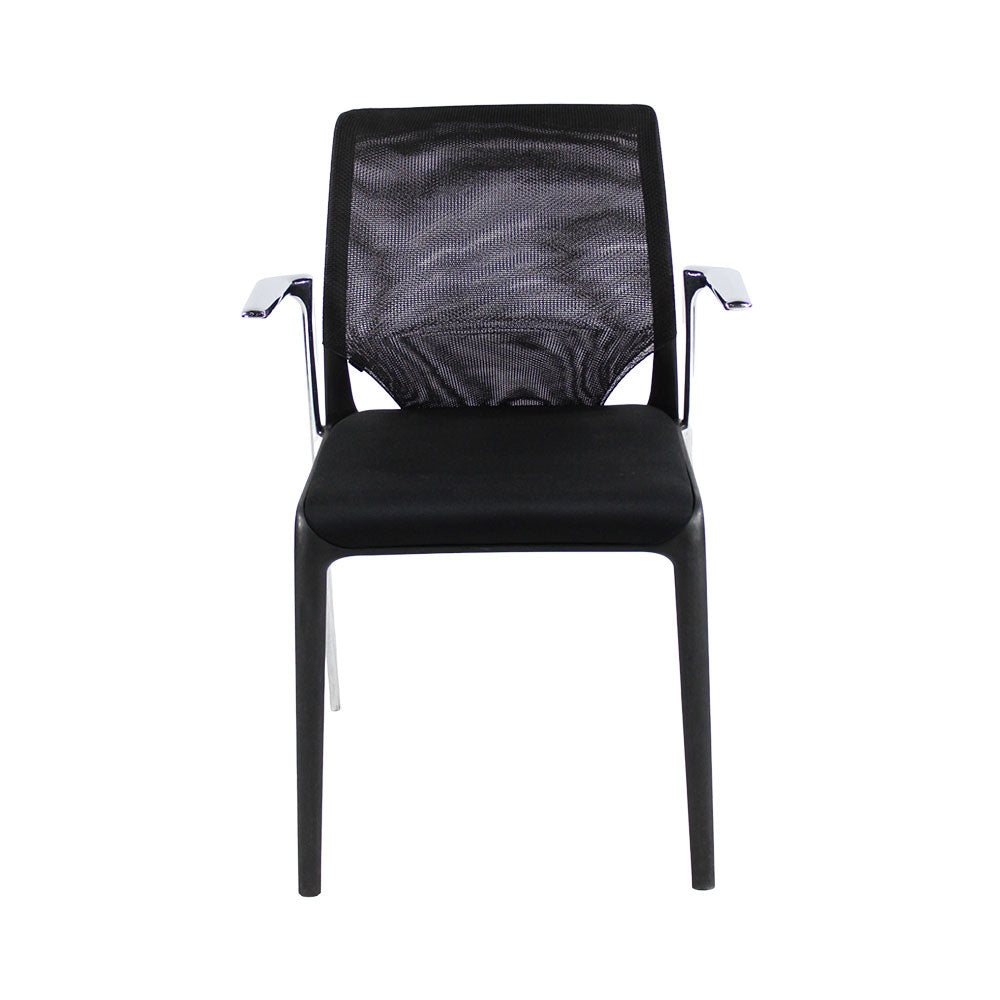 Vitra: MedaSlim Visitors Chair with Armrests - Refurbished