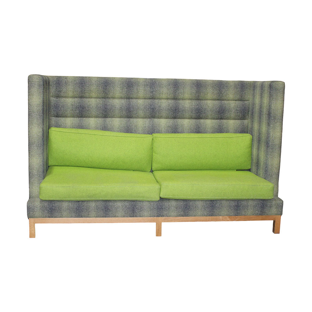 <tc>Boss Design</tc>: Arthur Sofa ART/11 in grünem Stoff - Generalüberholt