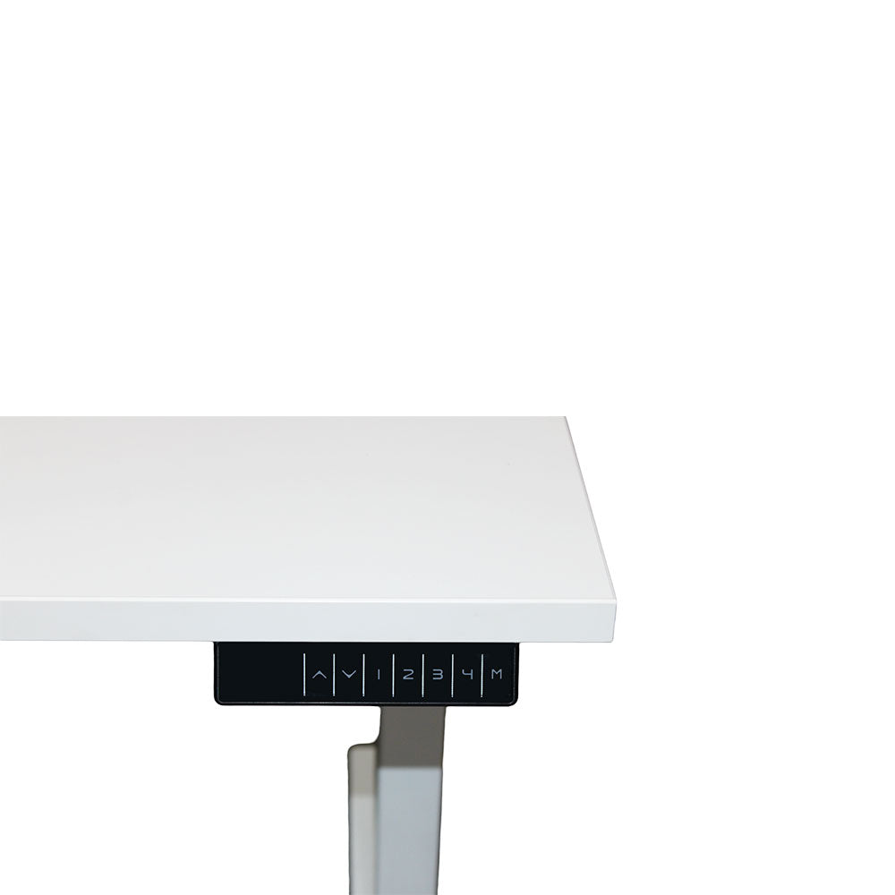 <tc>Workstories</tc> - Solo - Bureau assis-debout électrique blanc - Reconditionné