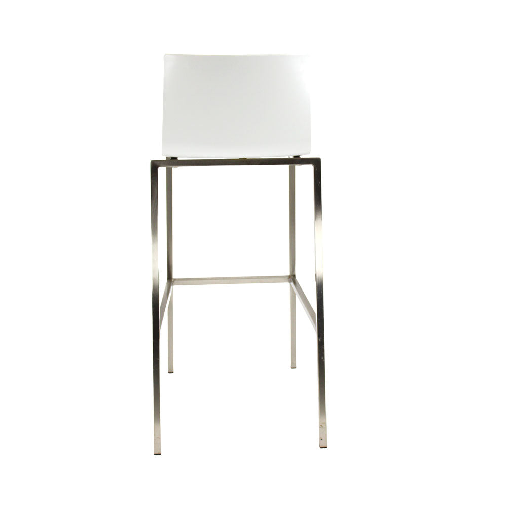 <tc>Pedrali</tc>Taburete Kudara 1322 en blanco - Reacondicionado