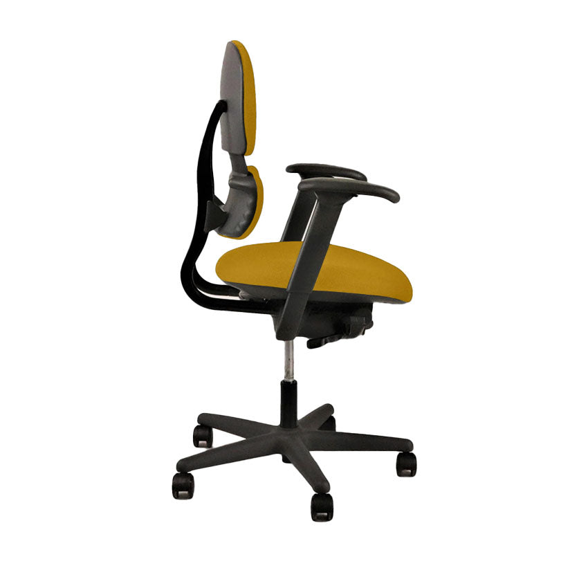 KI: Impulse Office Task Chair in Yellow Fabric - Refurbished