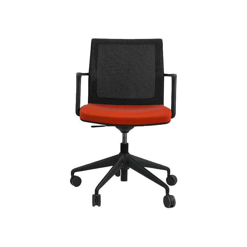 Orangebox: Workday Lite Work in Original Red Fabric Taakstoel - Gerenoveerd