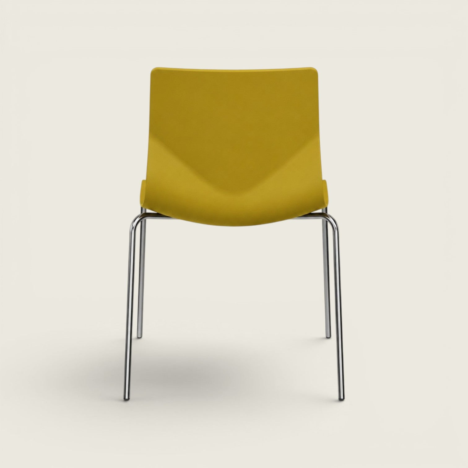 Ocee: FourSure 44 Stackable Chair in Mustard- Refurbished