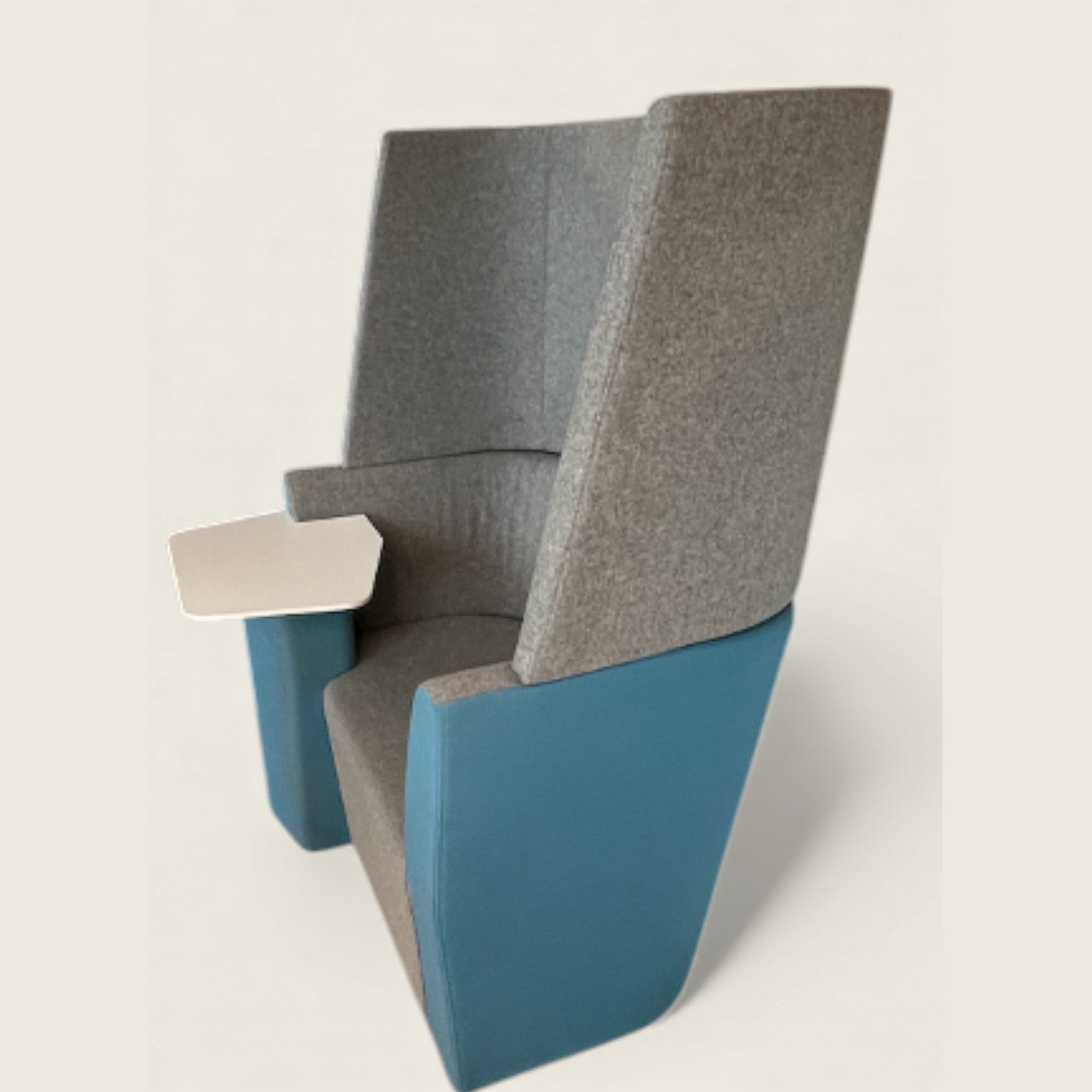 Orangebox : Canapé à dossier haut gris et vert foncé Away From The Desk (AFTD) - Remis à neuf