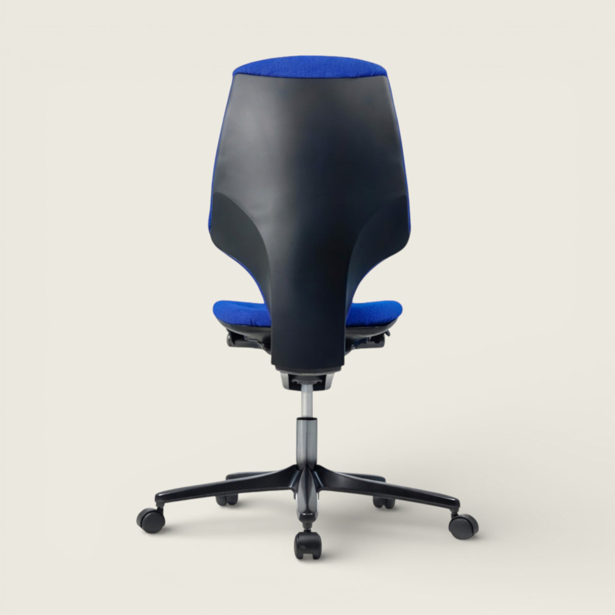 <tc>Giroflex</tc>: G64 en azul sin brazos - Restaurado