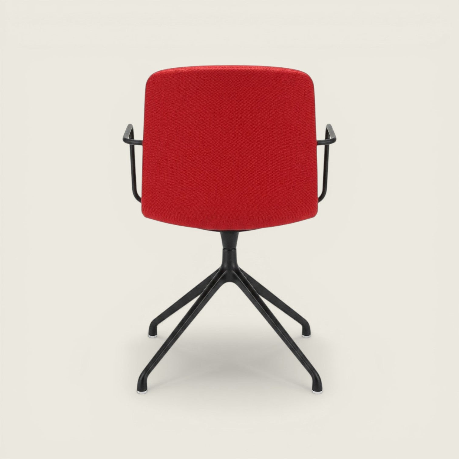 Orangebox : Chaise d'appoint visiteurs CUBB 06 en rouge - Reconditionnée