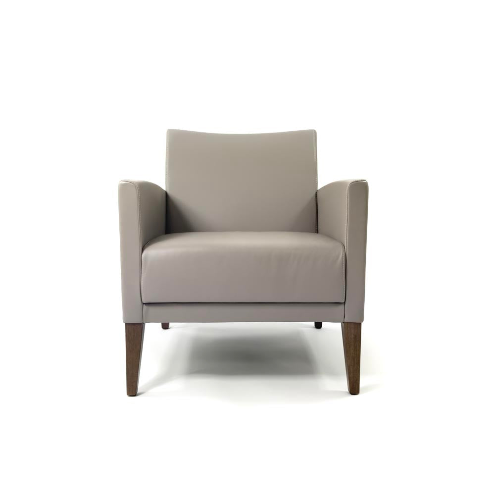 Protocole: Ingleton Single Seater en cuir beige - rénové