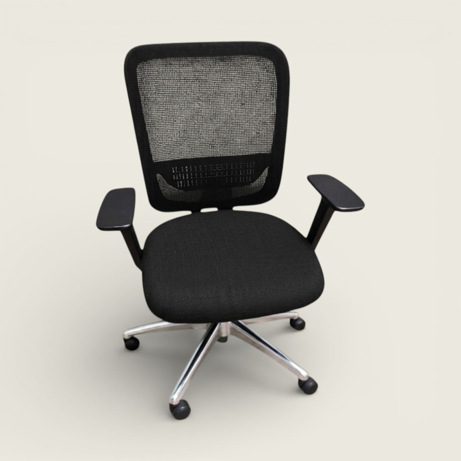 Saxen Don't Task Chair in Black Fabric - Refurbished