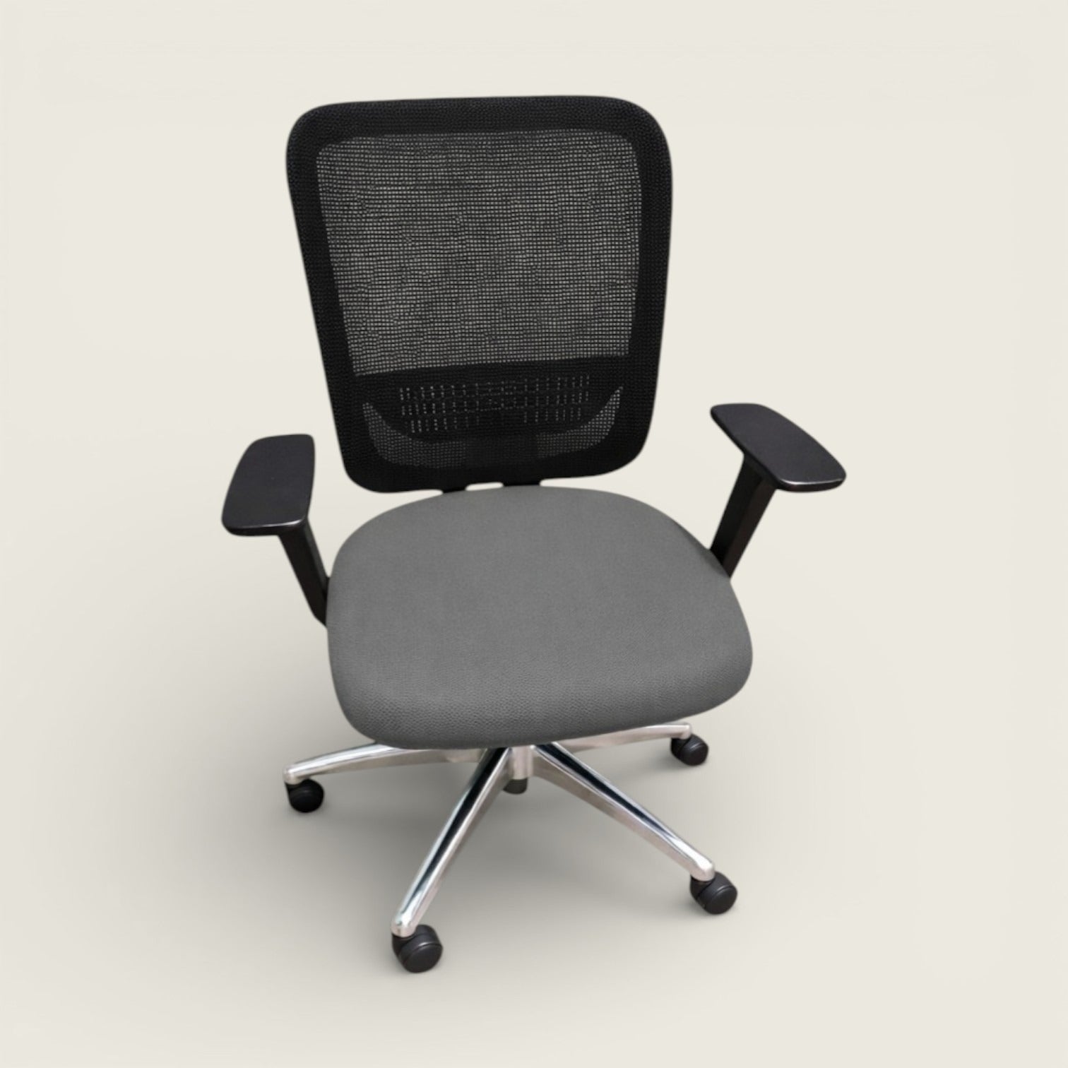 Saxen Don't Task Chair in Grey Fabric - Refurbished