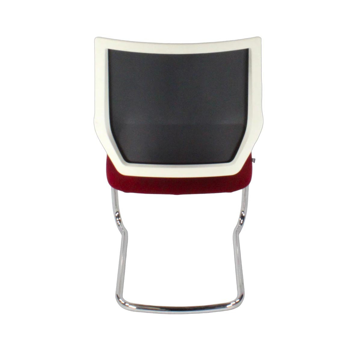 <tc>Sedus</tc>: <tc>Quarterback</tc> Silla Cantilever color burdeos/negro/blanco - Reacondicionada