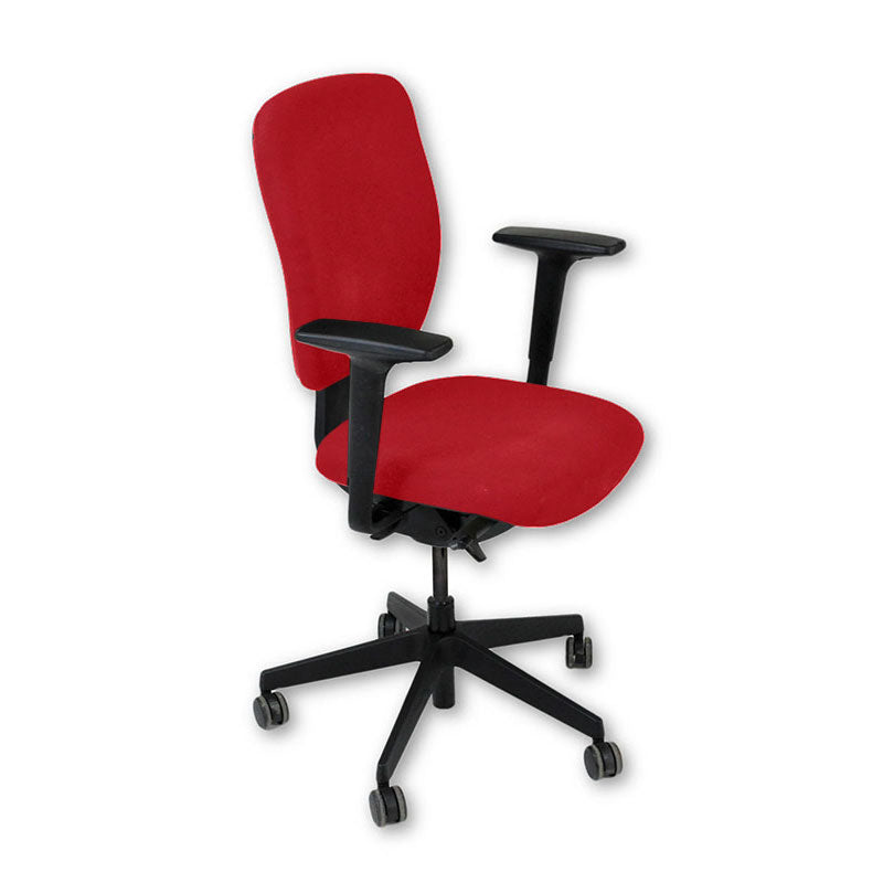 <tc>Senator</tc>: <tc>Dash</tc> Silla de trabajo totalmente ajustable en tela roja - Reacondicionada