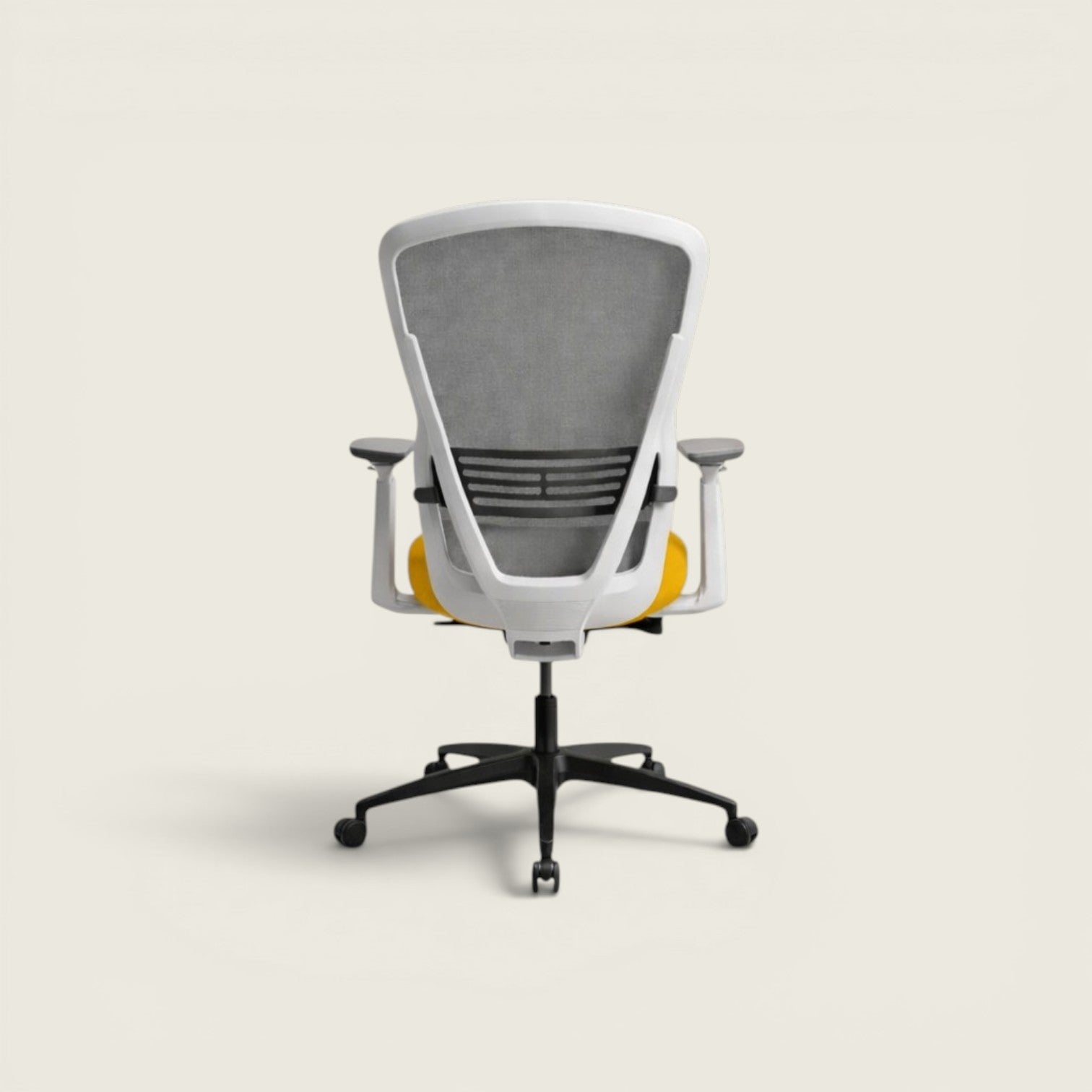 <tc>Senator</tc>Silla de oficina Ousby en color amarillo - Restaurada