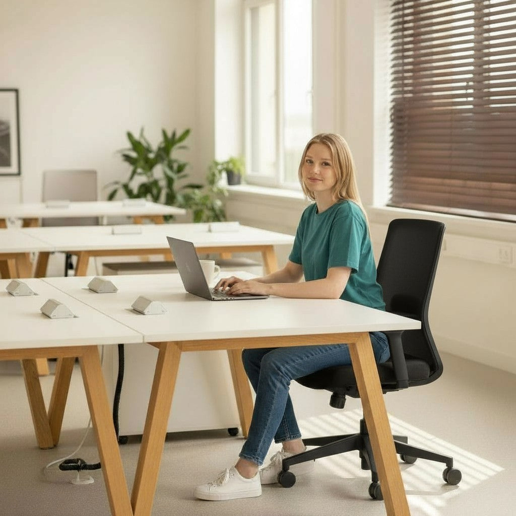 <tc>Allermuir</tc>: Haven Solo Pod in grau/rosa Stoff - Generalüberholt