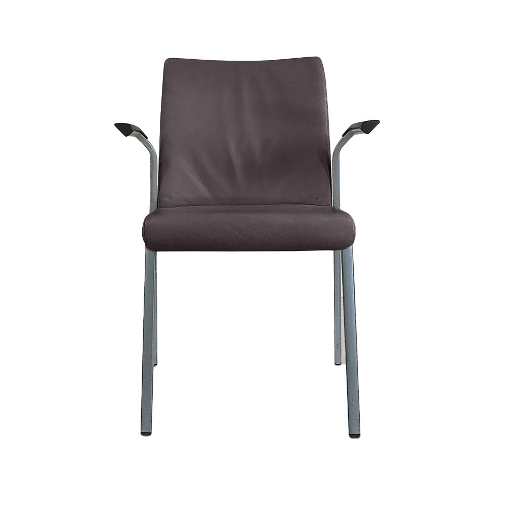 Steelcase: Stacking Chair in Grey Fabric - Refurbished