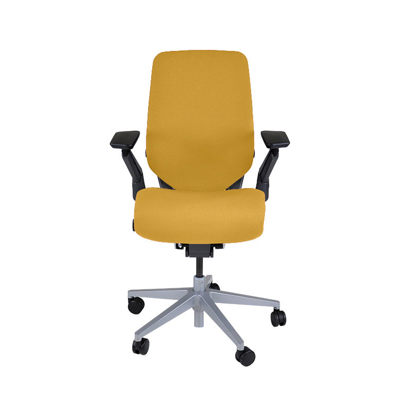 Steelcase: Gesture Ergonomic Office Chair Yellow Fabric Refurbishe