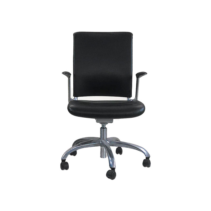 Verco: V-Smart High Back Leather Task Chair - Refurbished