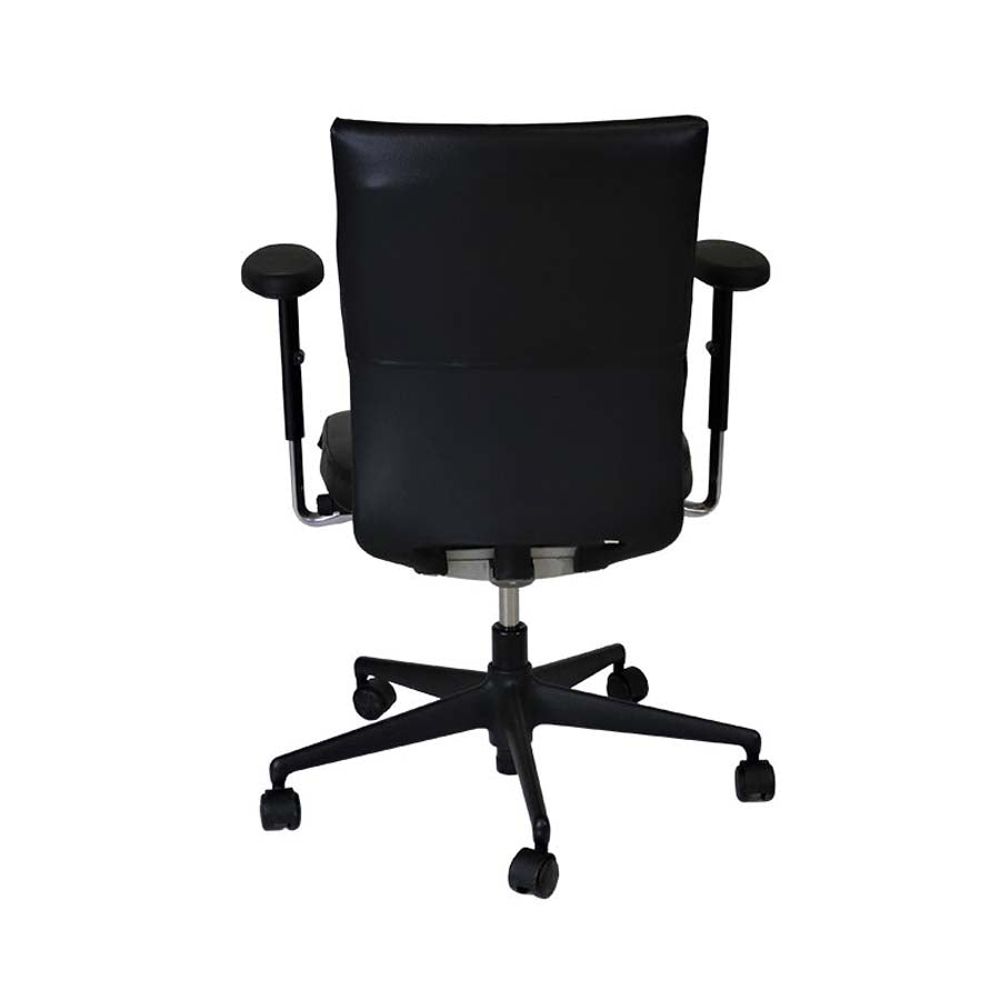 Vitra: Axess Office Chair in Black Leather - Refurbished
