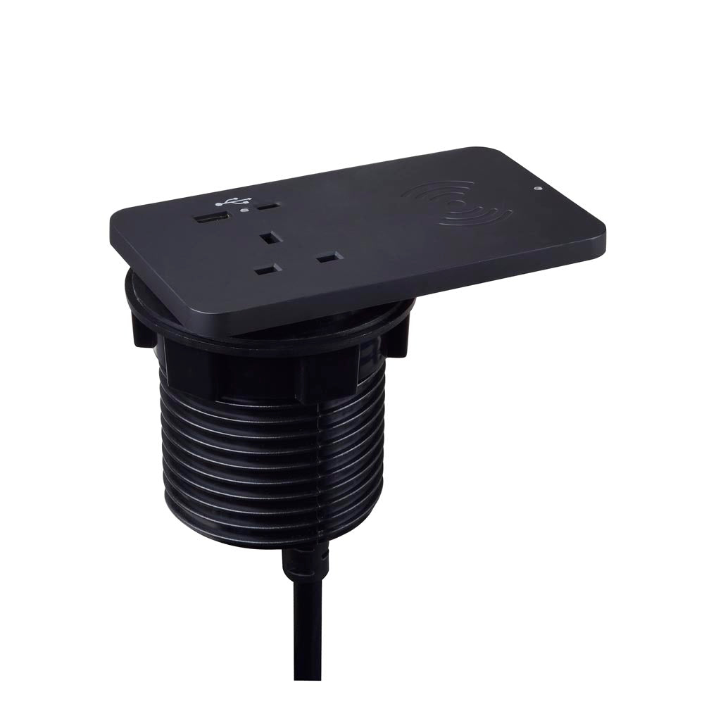 Rechteckiges Ion Duo Power-Modul in der DeSk in Schwarz