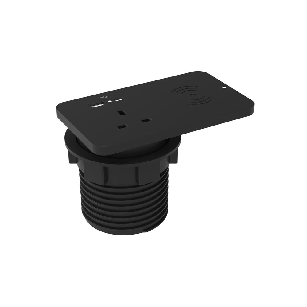 Rechteckiges Ion Duo Power-Modul in der DeSk in Schwarz