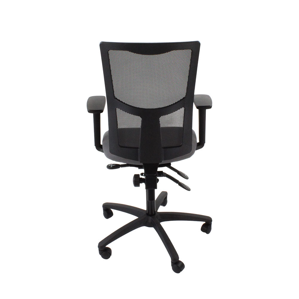 Saxen: Ergo 2 Task Chair in Grey Fabric - Refurbished