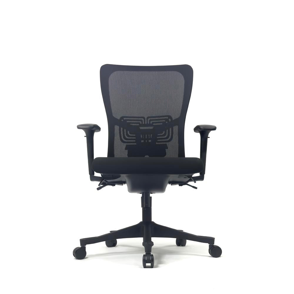Haworth: Zody Comforto 89 Task Chair in Black Fabric/Black Frame - Refurbished