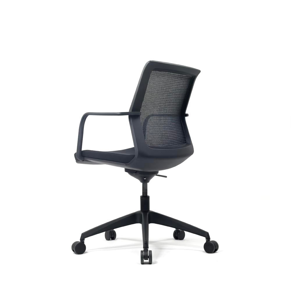 Orangebox: Workday Lite Work in Black Fabric Task Silla - Renovado