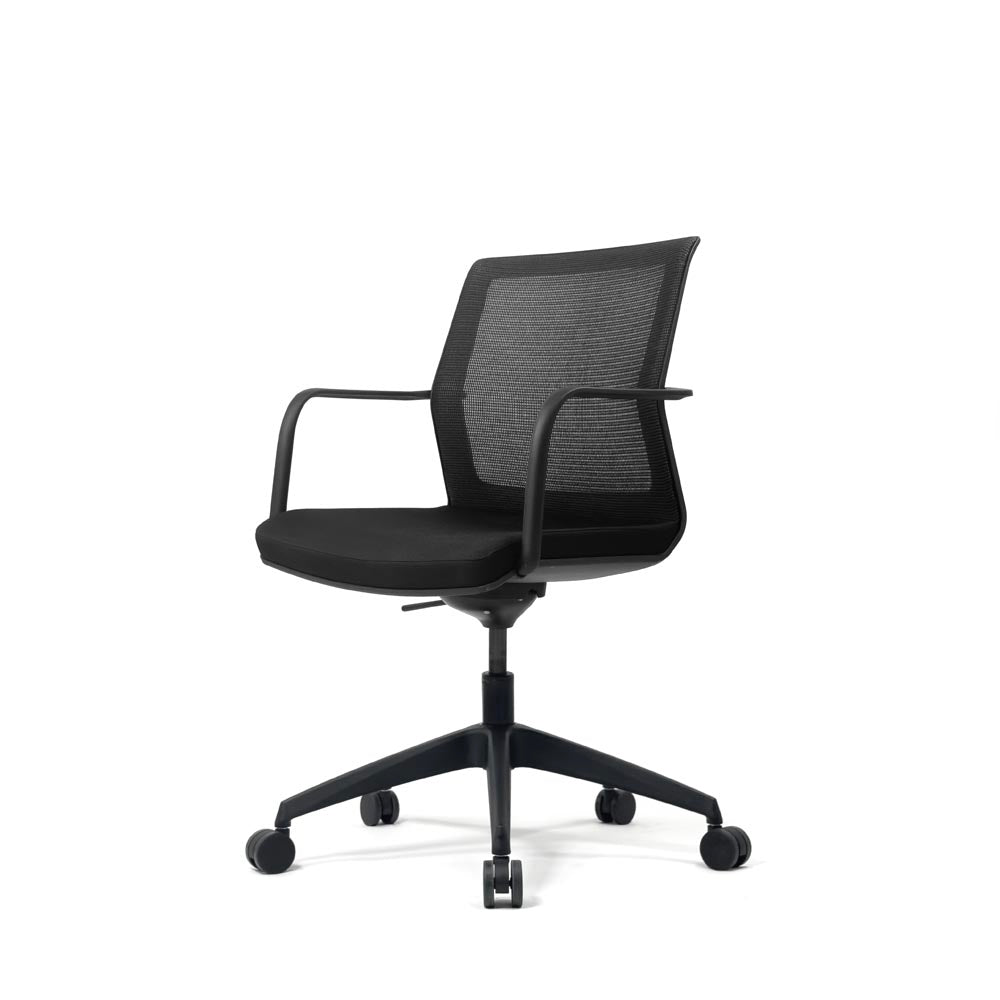 Orangebox: Workday Lite Work in Black Fabric Task Silla - Renovado