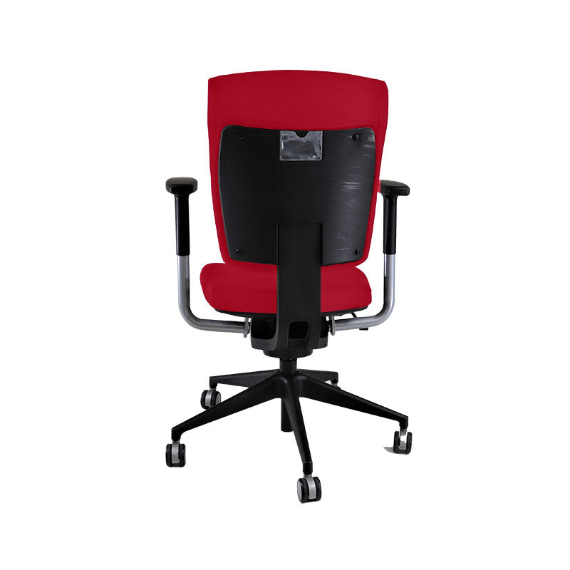 <tc>Senator</tc>: <tc>Sprint</tc> Chaise de bureau en tissu rouge - Rénovée