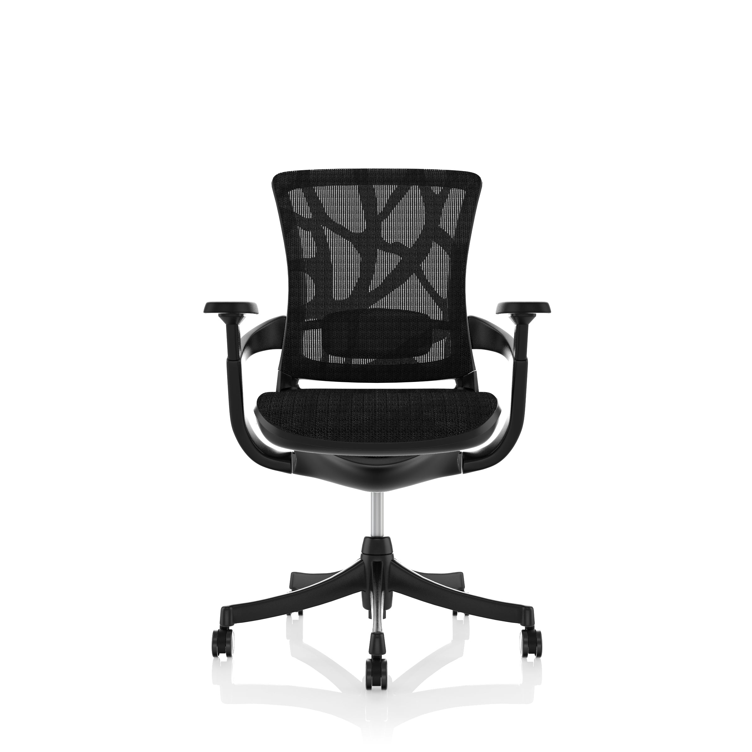 Comfort posti a sedere: skate task sedia in nero - rinnovato