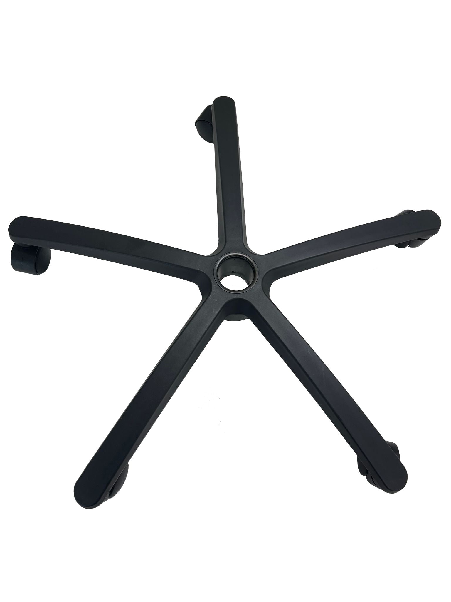 <tc>Suscom</tc>: Flaches 5-Stern-Fußkreuz inkl. 5 Rollen (Spritzguss) - Generalüberholt