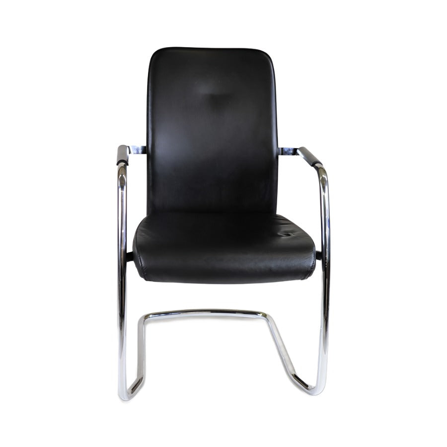 GDB: Meeting Chair In Leather - Refurbished - The Office Crowd