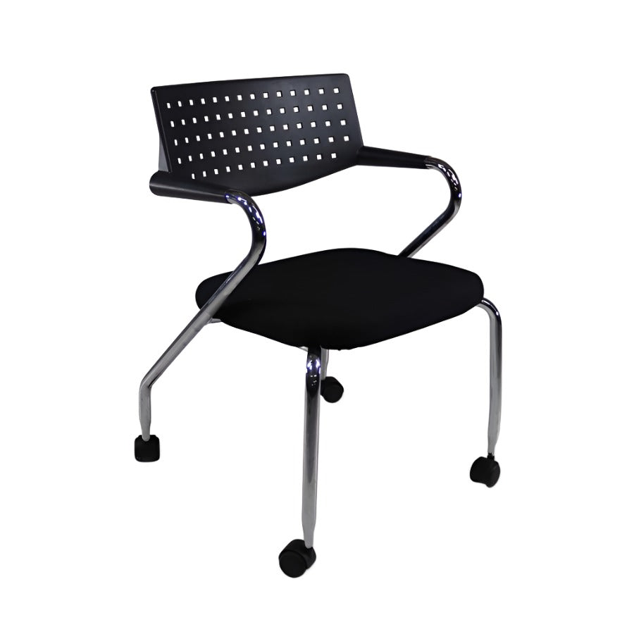 <tc>Vitra</tc>: Chaise de réunion Visaroll - Reconditionnée