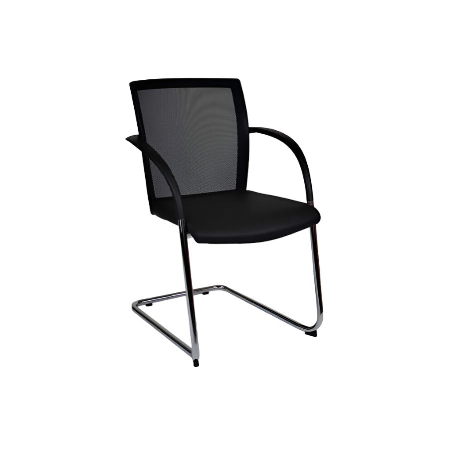 <tc>Konig + Neurath</tc>Silla de visitas con respaldo de malla - Reacondicionada