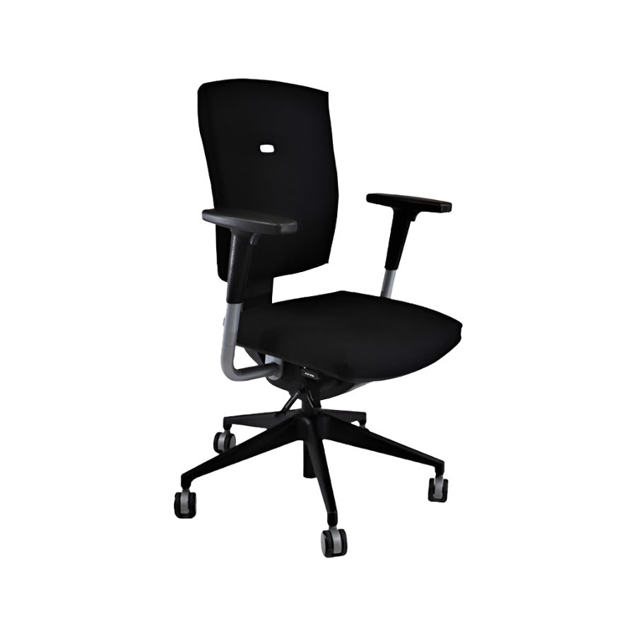 <tc>Senator</tc>: <tc>Sprint</tc> Silla de trabajo en tela negra - Reacondicionada