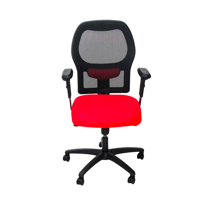 Ahrend: 160 Type Task Chair in Red Fabric - Refurbished
