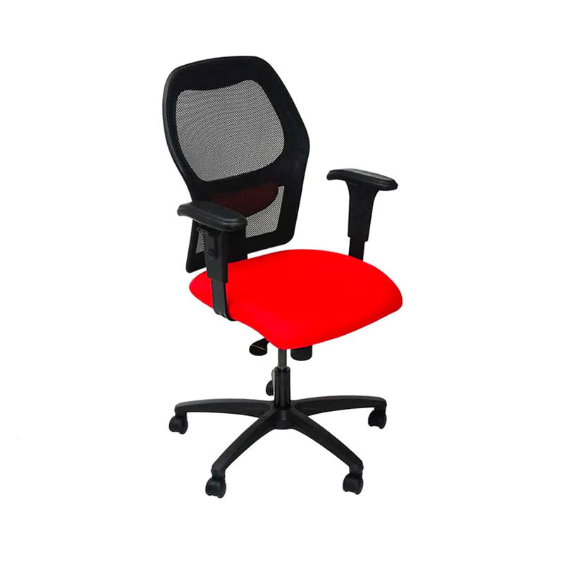 Ahrend: 160 Type Task Chair in Red Fabric - Refurbished